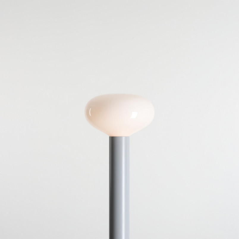 Lampa podłogowa szklana Flo Grey Aldex | Elegancki design