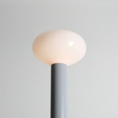 Lampa podłogowa szklana Flo Grey Aldex | Elegancki design