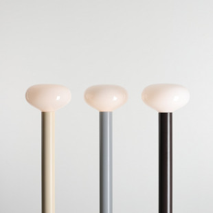 Lampa podłogowa szklana Flo Grey Aldex | Elegancki design