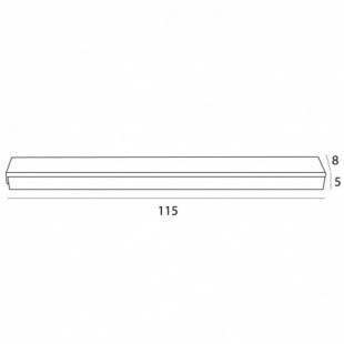 Plafon LED Flex 58cm Czarny MaxLight - Oświetlenie Nowoczesne