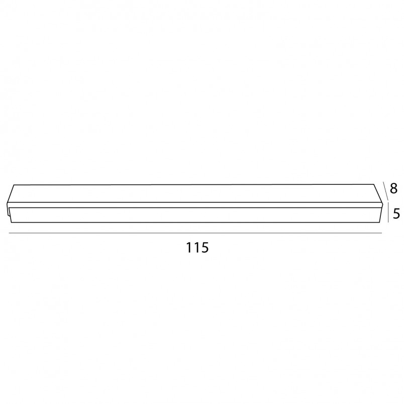 Plafon LED Flex 58cm Czarny MaxLight - Oświetlenie Nowoczesne