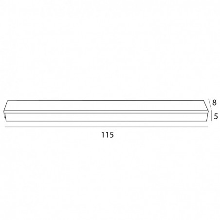 Plafon LED Flex 58cm Czarny MaxLight - Oświetlenie Nowoczesne
