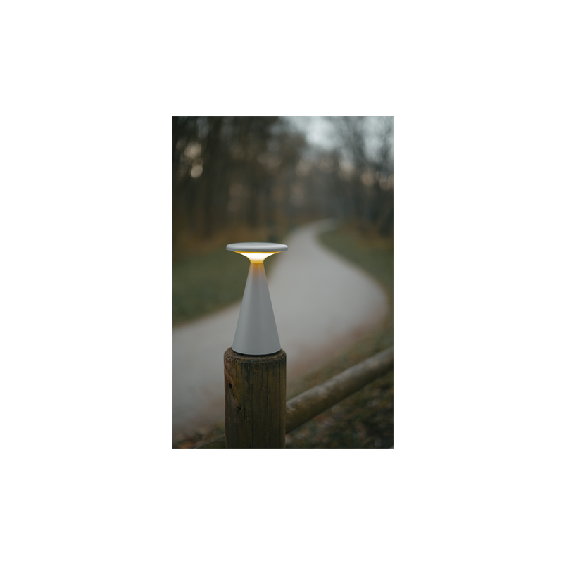 Lampa zewnętrzna LED Funghi - MaxLight, szara