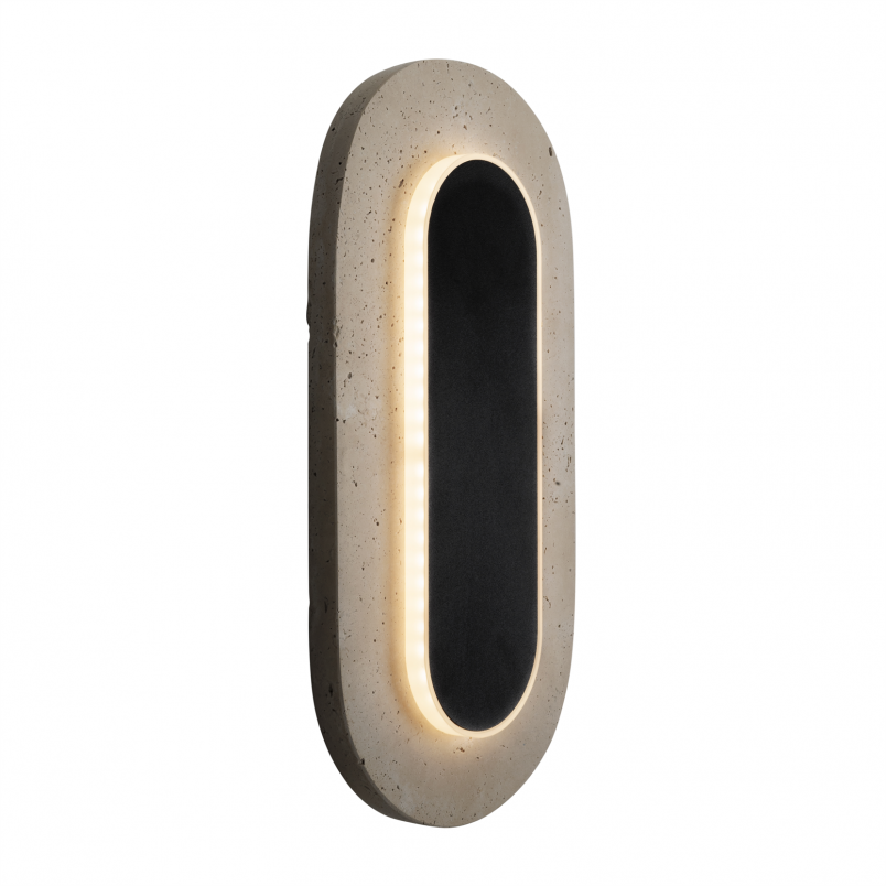 Kinkiet owalny Travertino LED MaxLight | Elegancki design