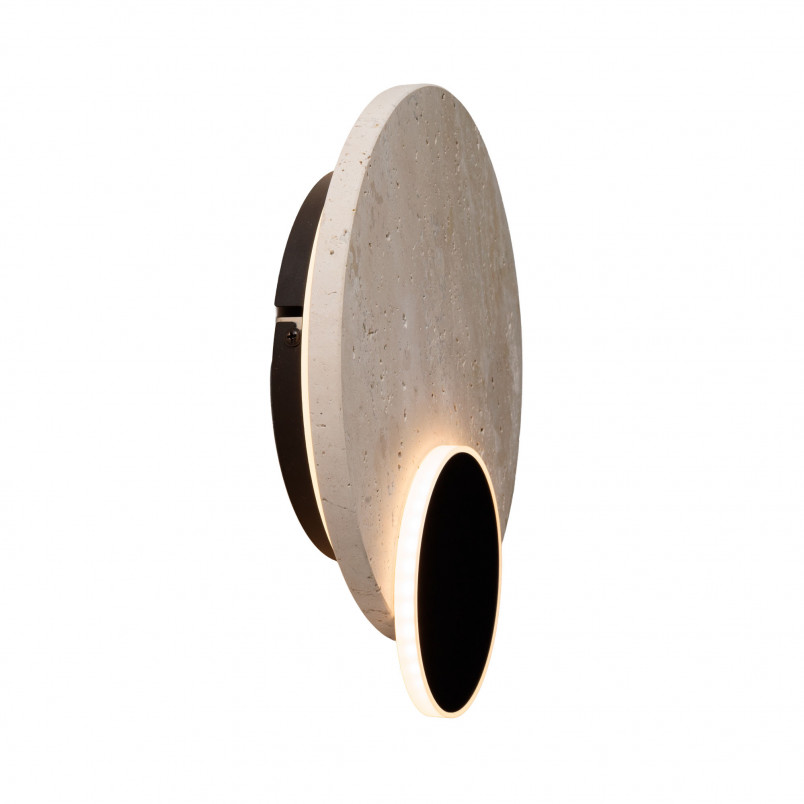 Kinkiet okrągły Travertino LED MaxLight | Elegancki design
