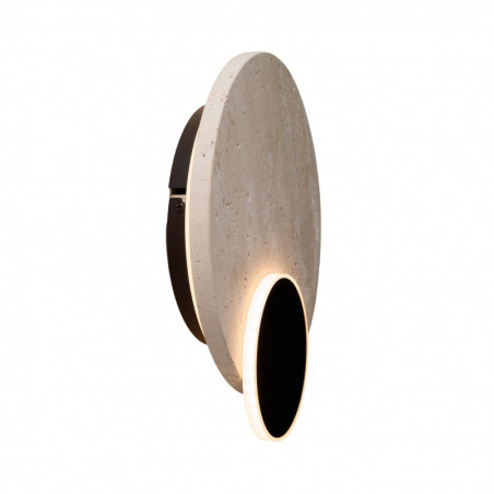 Kinkiet okrągły Travertino LED MaxLight | Elegancki design