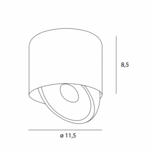 Lampa spot LED Vector MaxLight | Nowoczesny design