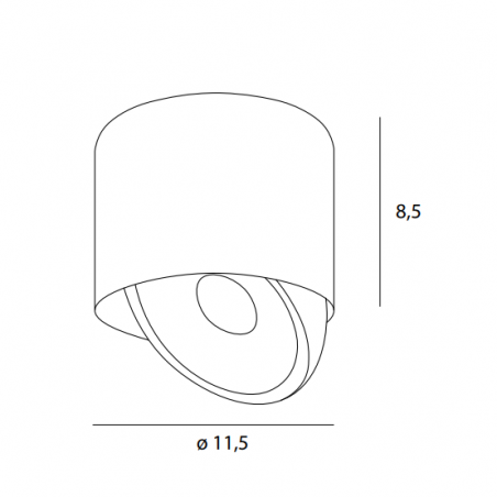 Lampa spot LED Vector MaxLight | Nowoczesny design