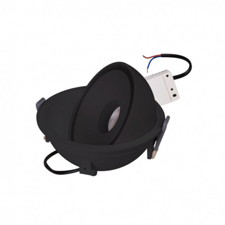 Lampa Vector LED MaxLight - Nowoczesny downlight czarny | Sklep z oświetleniem
