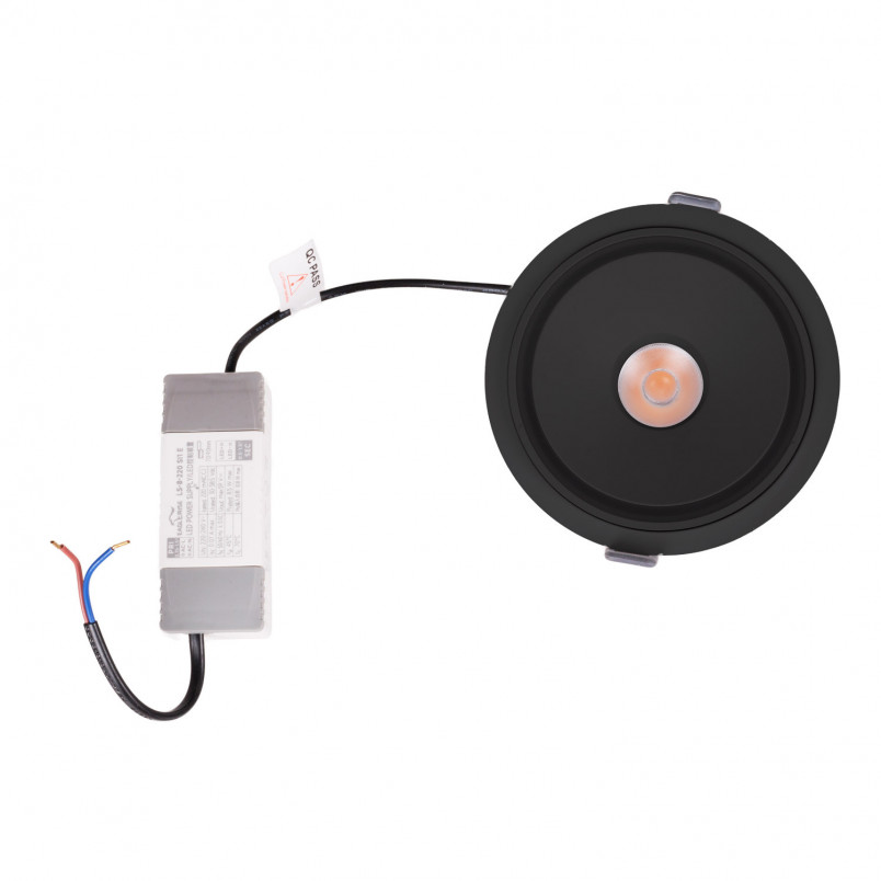 Lampa Vector LED MaxLight - Nowoczesny downlight czarny | Sklep z oświetleniem