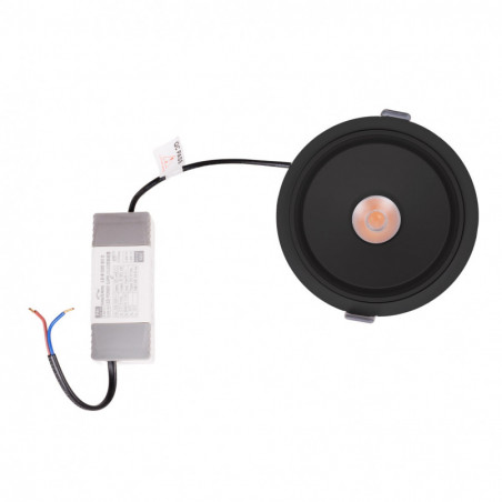 Lampa Vector LED MaxLight - Nowoczesny downlight czarny | Sklep z oświetleniem