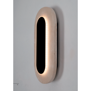 Kinkiet owalny Travertino LED MaxLight | Elegancki design