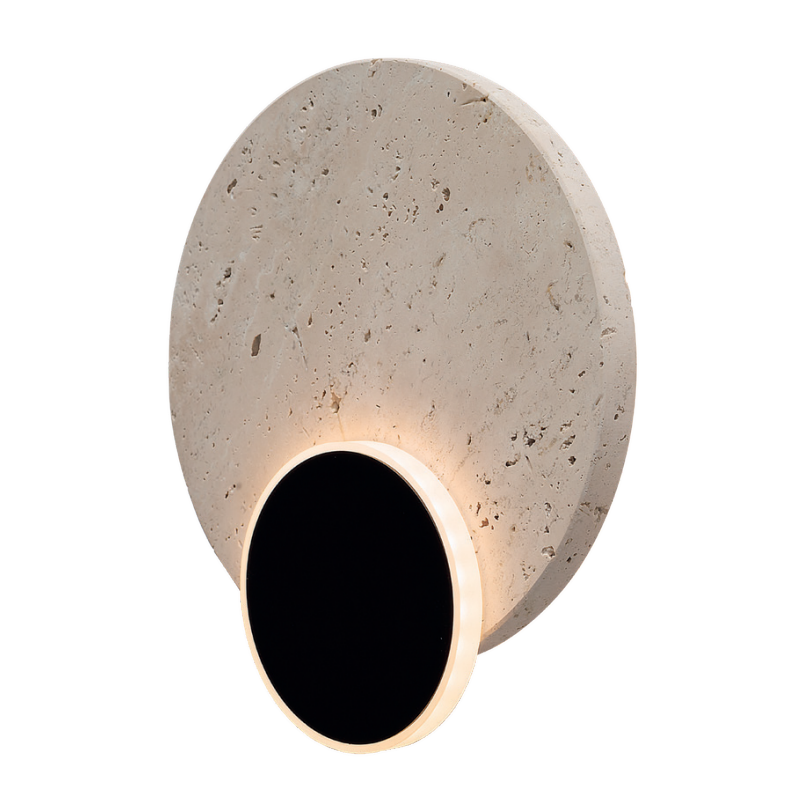 Kinkiet okrągły Travertino LED MaxLight | Elegancki design
