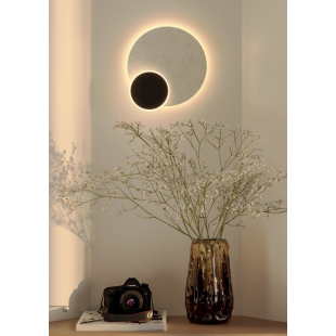 Kinkiet okrągły Travertino LED MaxLight | Elegancki design