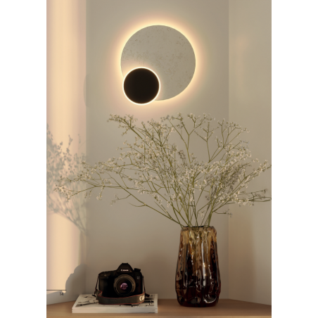Kinkiet okrągły Travertino LED MaxLight | Elegancki design