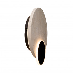 Kinkiet Okrągły Travertin LED MaxLight | Elegancki Design