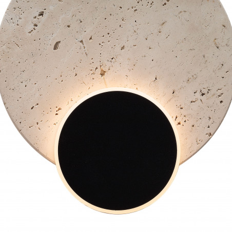 Kinkiet Okrągły Travertin LED MaxLight | Elegancki Design