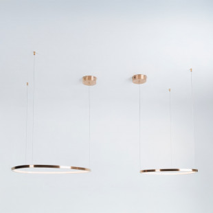 Lampa wisząca Cayenne LED 80cm - MaxLight | Miedź/Różowe Złoto