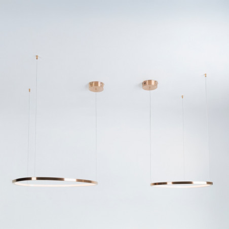 Lampa wisząca Cayenne LED 80cm - MaxLight | Miedź/Różowe Złoto