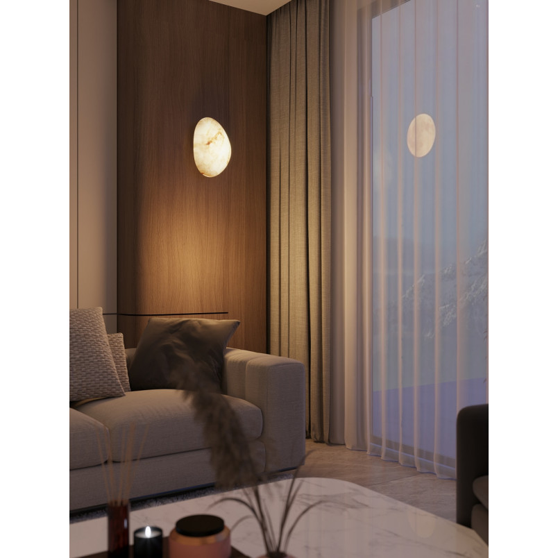 Kinkiet Nuvia LED MaxLight | Kamień, Japandi | Kup Teraz!