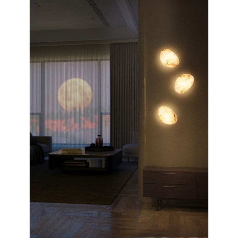 Kinkiet Nuvia LED MaxLight | Kamień, Japandi | Kup Teraz!
