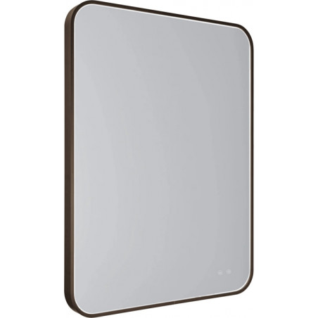 Lustro LED miedziane 76x91cm MaxLight - Oświetlenie łazni
