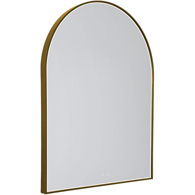 Lustro LED 90x70cm Złote MaxLight | Oświetlenie Łazni