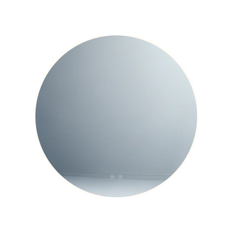 Lustro LED okrągłe 80cm MaxLight - Regulacja światła
