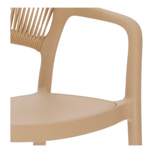 Krzesło Osma beżowe Intesi - Wygoda i styl na taras | Intesi