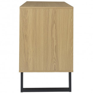 Komoda Calypso 120x35 dąb/czarny Intesi - Funkcjonalność i Styl