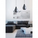 Lampa wisząca Fuente | Szklana, grafitowa | TK Lighting