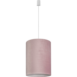Lampa wisząca welurowa Barrel Velvet różowa | Nowodvorski