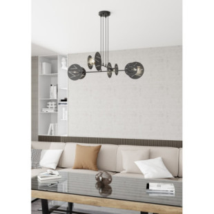 Lampa wisząca 4 punktowa Xotic czarna Emibig | Nowoczesny design