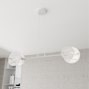 Lampa wisząca Emibig Xotic biała | Nowoczesny design E27
