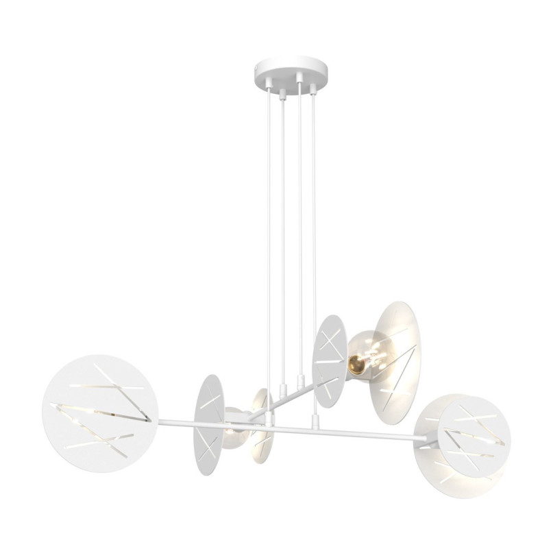 Lampa wisząca 4-punktowa Xotic biała Emibig - Nowoczesny design