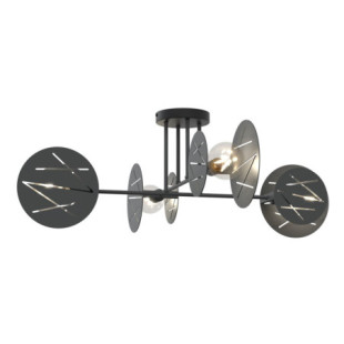 Lampa sufitowa Frick IV czarna Emibig | Nowoczesny design