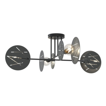 Lampa sufitowa Frick IV czarna Emibig | Nowoczesny design