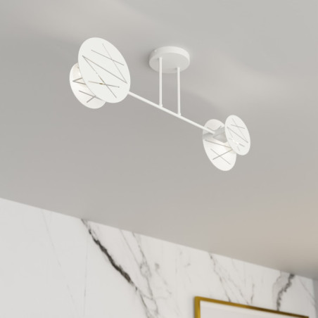 Lampa sufitowa Frick II biała Emibig - Nowoczesny design