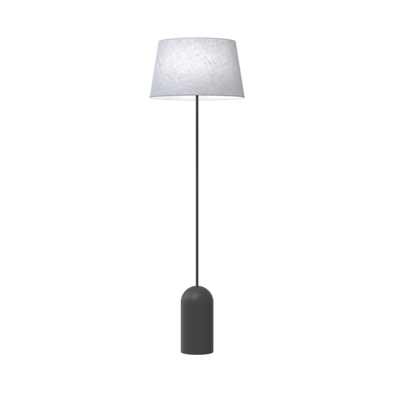 Lampa podłogowa Pearl Emibig | Szaro-czarna, 150cm - Kup Teraz!