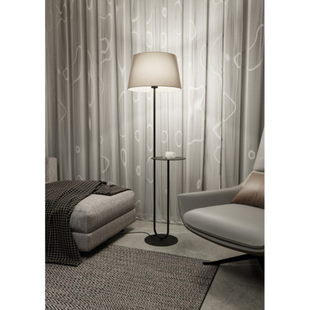 Lampa podłogowa Hotel beż/czarny Emibig | Komfort i funkcjonalność