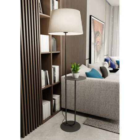 Lampa podłogowa Hotel beż/czarny Emibig | Komfort i funkcjonalność