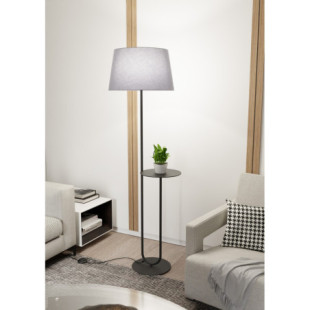 Lampa podłogowa Hotel szary/czarny Emibig - Komfort i styl