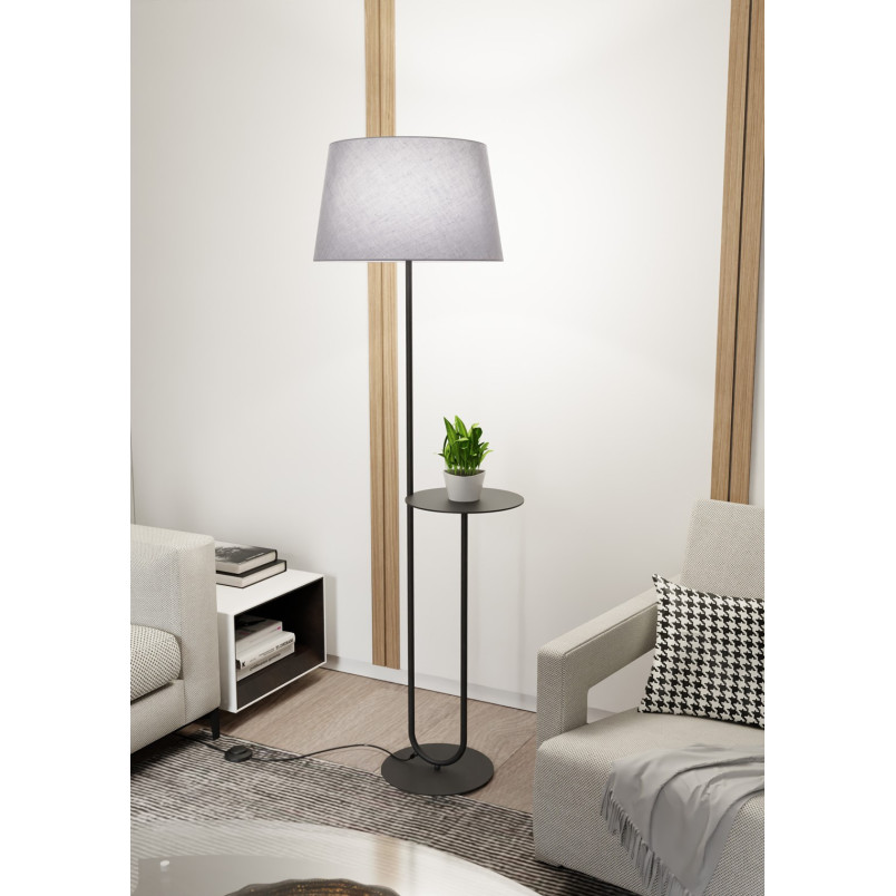 Lampa podłogowa Hotel szary/czarny Emibig - Komfort i styl