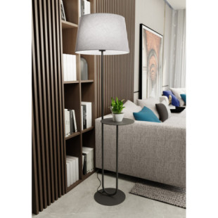 Lampa podłogowa Hotel szary/czarny Emibig - Komfort i styl