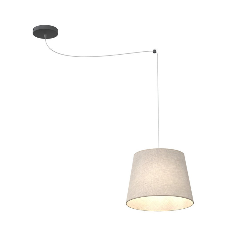 Lampa wisząca pająk Emibig Ascot - beżowa, E27 | Sklep z lampami