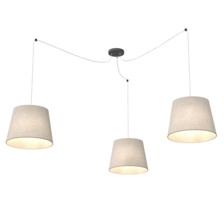 Lampa wisząca Pająk Ascot beżowa Emibig | Sklep z Lampami