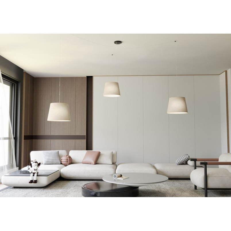 Lampa wisząca Pająk Ascot beżowa Emibig | Sklep z Lampami