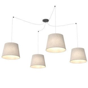 Lampa Wisząca Pająk Ascot Beżowa Emibig | Salon, Jadalnia