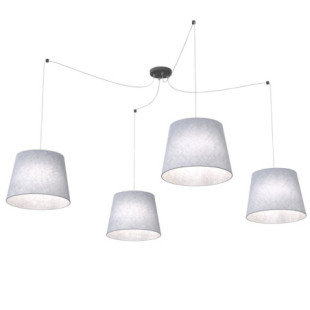 Lampa wisząca pająk Ascot szara Emibig - Stylowe oświetlenie