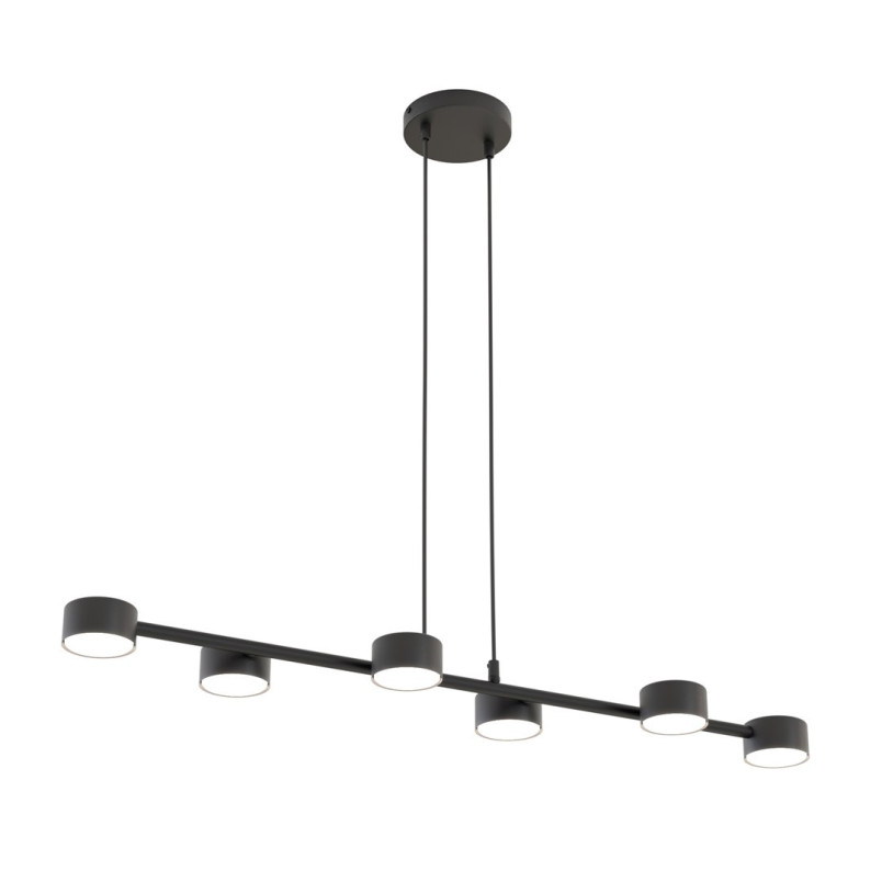 Lampa wisząca Megara VI czarna Emibig | Nowoczesne oświetlenie